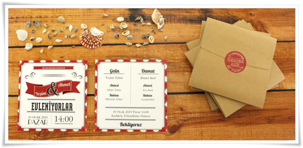 düğün davetiyesi seçimi