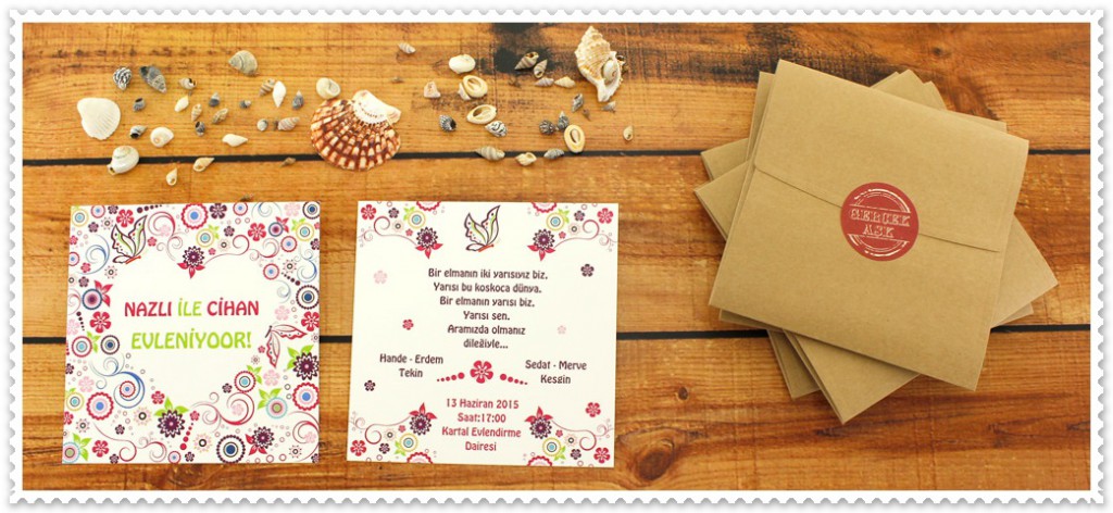 kişiye özel davetiye