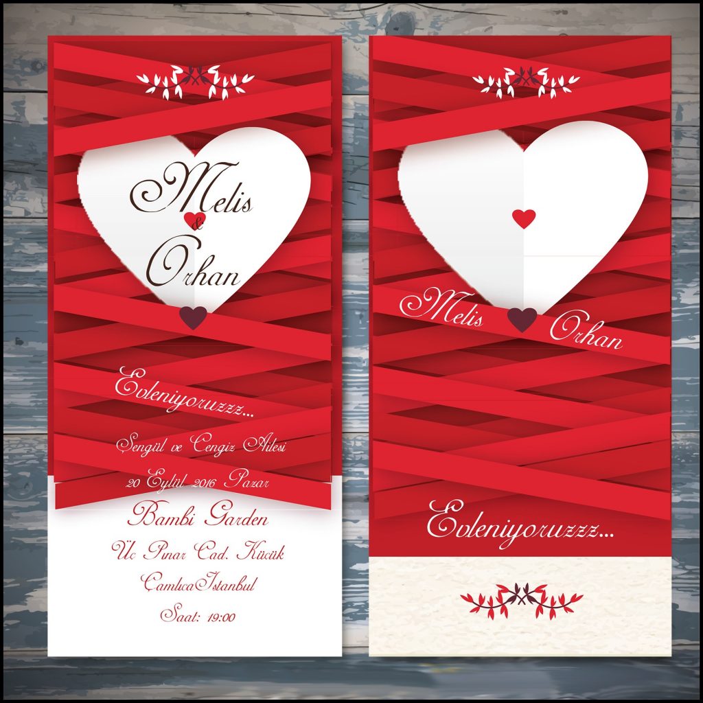 özel yapım davetiye