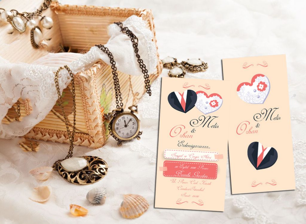 sade ve modern davetiye modelleri