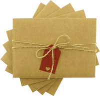 13x18 Kartpostal - 13x18 Kırmızı Etiketli & İpli Kraft