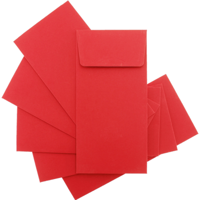 Kırmızı Davetiye Zarfları